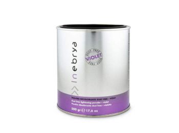 Inebrya illatosított porzásmentes lila szőkítőpor, 500 g