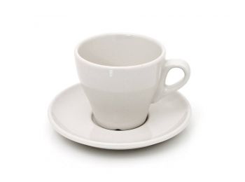 Fehér cappuccinós csésze + alj 160ml