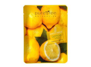 PureTree Lemon frissítő, tápláló arcmaszk