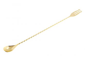 Bárkanál japán trident villás végű arany 30cm CK