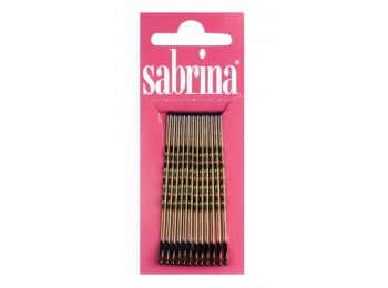 Sabrina hullámcsat 5,9 cm bronz, 12 db