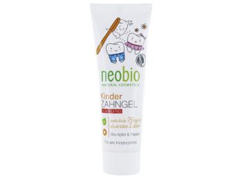 Neobio Fluoridmentes Gyermek fogkrém bio alma és papayakivonattal, 50 ml