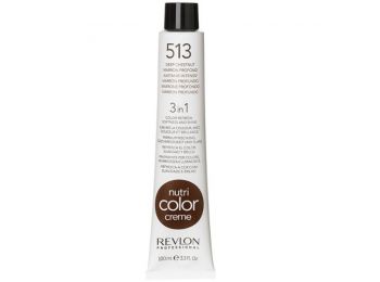 Revlon Nutri Color Creme színező hajpakolás 513 Deep Chesnut, 100 ml