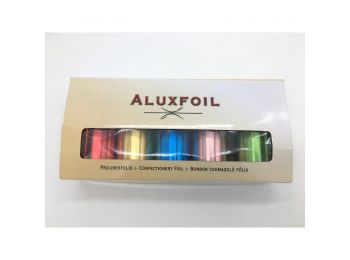 Aluxfoil bonbon csomagoló alumínium fólia, 5 szín, 5x10 m