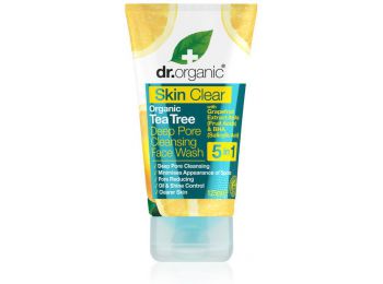 Dr Organic Skin Clear mélytisztító arclemosó 5 az 1-ben, 125 ml