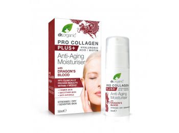 Dr Organic Pro Collagen Anti-Aging hidratáló arckrém sárkányvérfa kivonattal, 50 ml