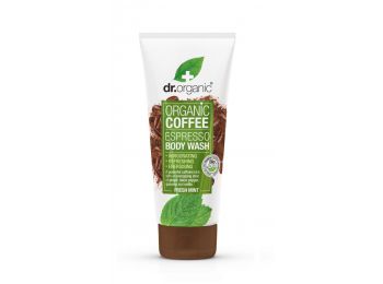 Dr Organic élénkítő tusfürdő bio kávéval, 200 ml