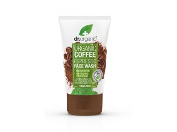 Dr Organic élénkítő arclemosó bio kávéval, 125 ml