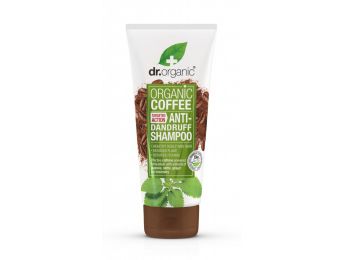 Dr Organic korpásodás elleni sampon bio kávéval, 200 ml