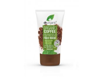 Dr Organic élénkítő arcpakolás bio kávéval, 125 ml