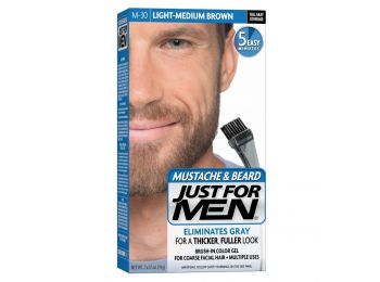Just for Men szakáll és bajusz színező, világos-közép