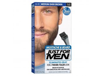 Just for Men szakáll és bajusz színező, közép-sötétb