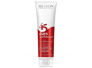 Revlon 45 Days Brave Red szulfátmentes sampon vörös hajra, 275 ml