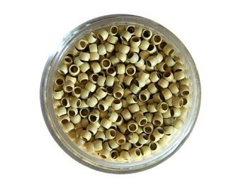 Nano gyűrű 2,5 mm szőke, 1000 db