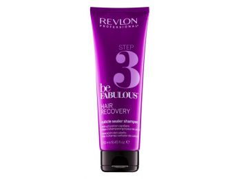 Revlon Be Fabulous szalonkezelés 3. lépés Hair Recovery kutikula-lezáró sampon, 250 ml