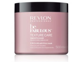 Revlon Be Fabulous Texture Care Cream Anti-frizz maszk egyenes hajra, 500 ml