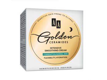 AA Golden Ceramides intenzív bőrkisimító éjszakai arckrém kombinált és normál bőrre, 2 ml