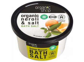 Organic Shop Narancsvirágzás fürdősó narancsvirág és tengeri só kivonattal, 250 ml