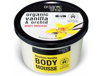 Organic Shop testápoló mousse Bourbon vanília kivonattal, 250 ml