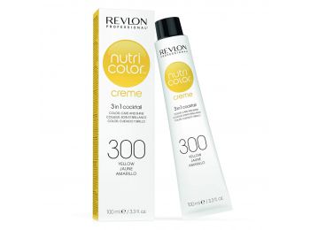 Revlon Nutri Color Creme színező hajpakolás 300 Yellow, 100 ml