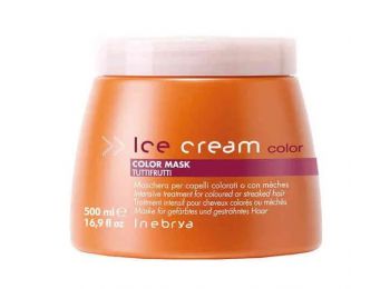Inebrya Ice Cream Color hajpakolás festett hajra, 500 ml