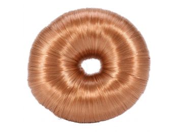 Hair Power kerek kontyalátét sötétszőke hajjal