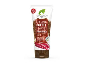 Dr Organic haj- és fejbőrstimuláló kondicionáló bio kávéval, 200 ml