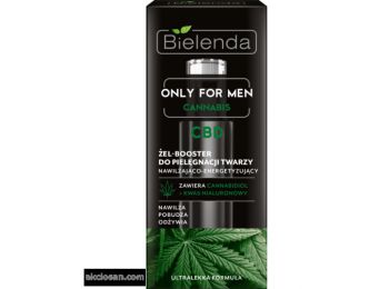 Bielenda Only For Men Cannabis hidratáló és energizáló hatású gél férfiaknak, 30 ml