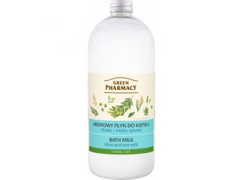 Green Pharmacy fürdőtej olíva és rizstej kivonattal, 100