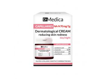 Bielenda Dr. Medica Capillaries dermetológiai bőrpírt csökkentő arckrém, 50 ml