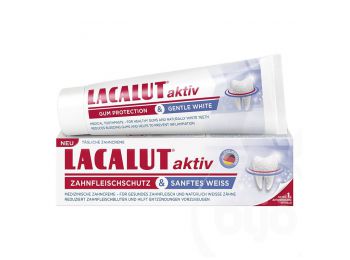 Lacalut aktiv whitening fogkrém, 75 ml