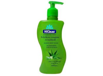 HiClean folyékony szappan és tusfürdő Aloe Vera illattal, 500 ml