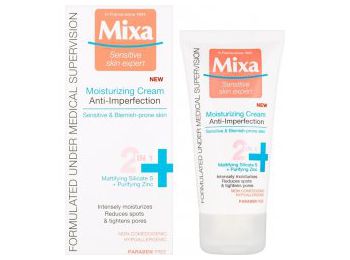 Mixa Anti-Imperfections 2in1 hidratáló krém bőrhibákra hajlamos bőrre, 50 ml