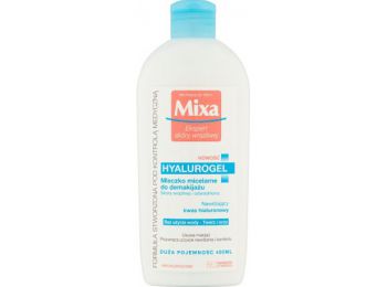 Mixa Hyalurogel Cleansing Micellar Milk tisztító micellás arctej érzékeny és vízhiányos bőrre, 400 ml