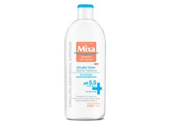 Mixa Micellar Water Optimal Tolerance micellás víz érzékeny arcbőrre, 400 ml
