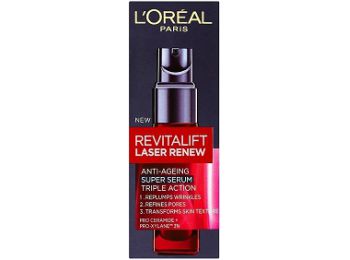 Loreal Paris Revitalift Laser X3 szérum az arcbőr öregedése ellen, 30 ml