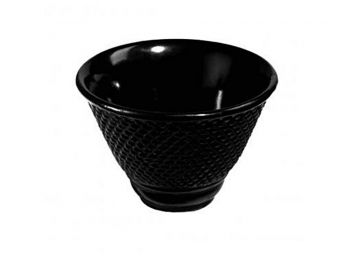 Japán öntvény teáscsésze fekete 0,1L