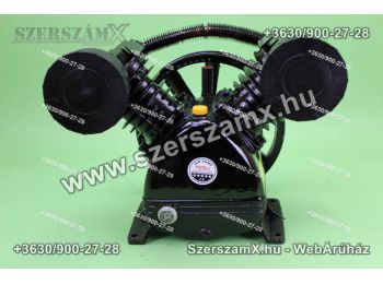 KraftDele KD1403 2-Hengeres Kompresszor 2x80mm
