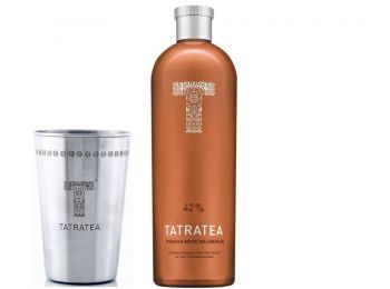 Tatratea Barack tea likőr 0,7L 42% (Ajándék Tatra Tea Pohárral)