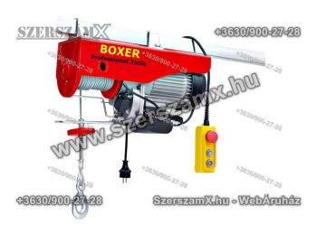 Boxer BX-563 Drótköteles Emelő 400/800kg 3000W