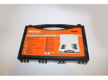 Möller Gumírozott Csavarhúzó készlet 9 részes csillag