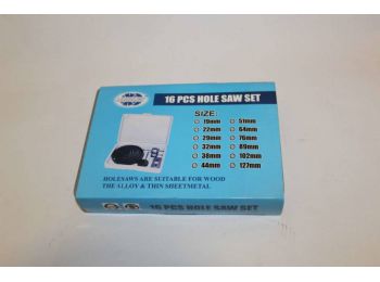 16 részes körkivágó készlet fához   19mm - 127mm