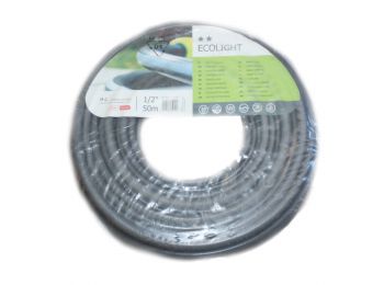 Locsoló Tömlő 1/2coll 50méter Csavarodásmentes Szürke