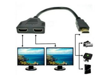 DUAL HDMI kábel HDMI elosztó - Ugyanaz a kép több kijelz