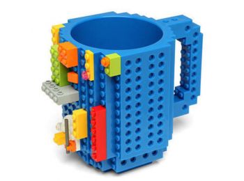 Építőkockás kreatív bögre, lego bögre