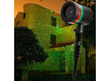 Karácsonyi kültéri világítás, lézeres lámpa - Laser Show Motion mozgó lézerfény