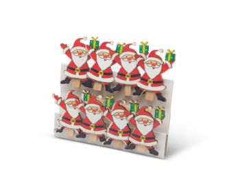 Karácsonyi csipesz szett - rénszarvas