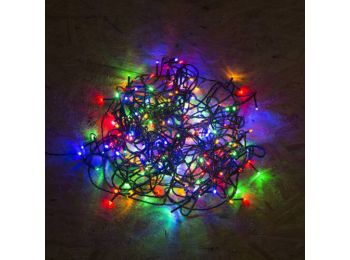 Fényfüzér - LED - 10 m - színes