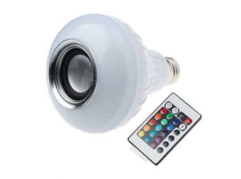 Bluetooth hangszórós LED izzó