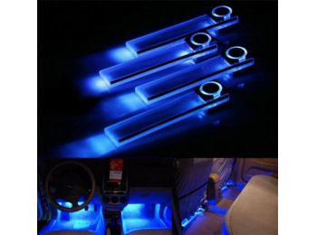 Szivargyújtóról működő kék belső világítás﻿ autóba